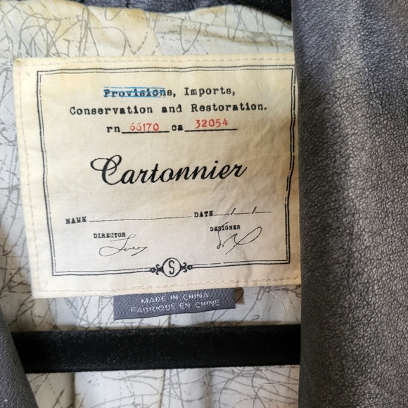 Anthropologie Black Leather jacket size small - Picture 4 of 7